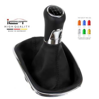 Neu ICT Schaltknauf LED Leder Schaltsack für VW Passat 3B 3BG V8 B5 A44