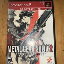 Metal Gear Solid 2: Sons of Liberty Sony PlayStation 2 Complete With Manual!