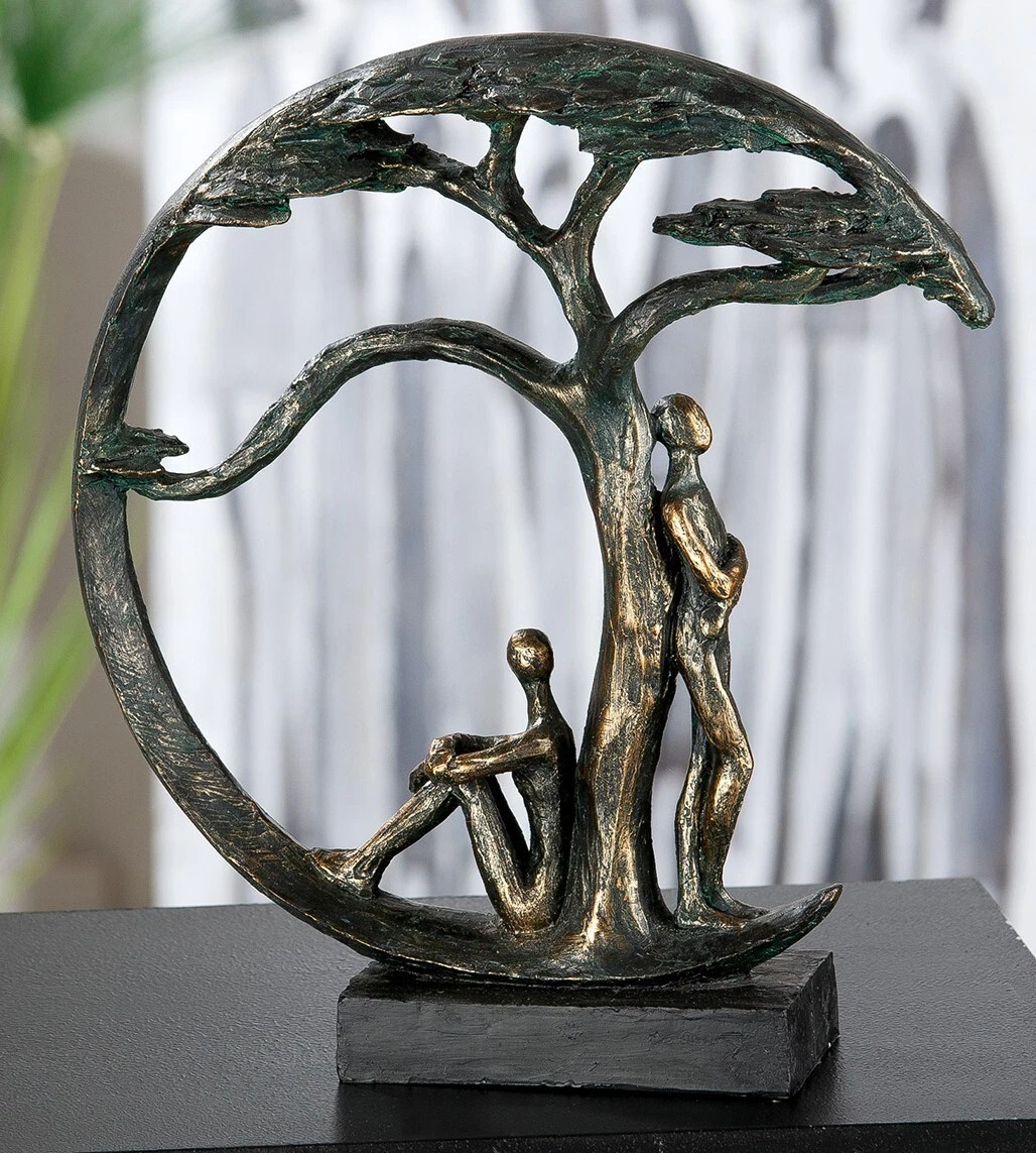 Casablanca 36407 Sculpture - Objet décoratif - Cerise Passion - Céramique - Rouge 60 x 25 cm