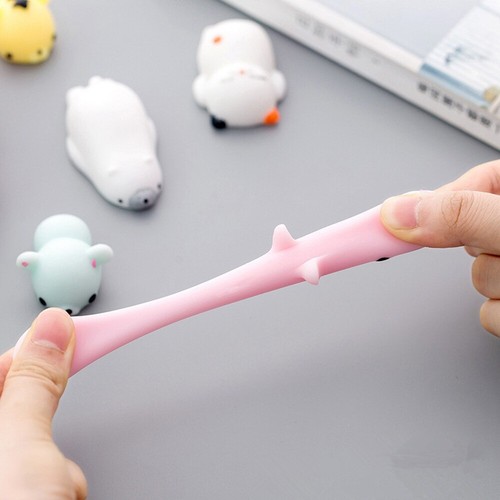 10- 50Pcs Cute Animal Squishies Kawaii Mochi Squeeze Stretch Stress Squishy Toy - Picture 9 of 16