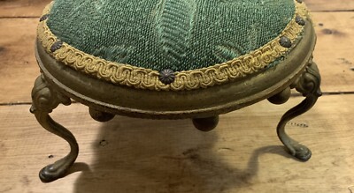 家具 U.K. vintage Furniture Stool Antique Upholstered Footstool