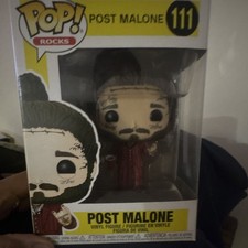 Funko Pop! Rocks Post Malone Vinyl Figure Multicolor Box 111 Music Collection