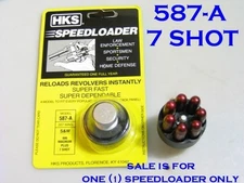 HKS 587-A SpeedLoader for 7-Shot S&W 38/357 L Frame 686 TAURUS 66 617 817 827