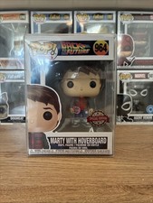 Image of Funko Pop! Vinyl: Back to the Future Marty with Hoverboard Figure #964