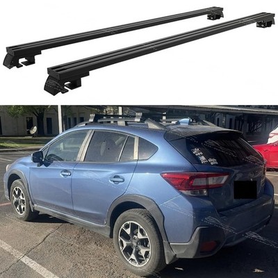 For Subaru Crosstrek Raise Roof Rack Crossbars Luggage Cargo Tent Carriers 660lb