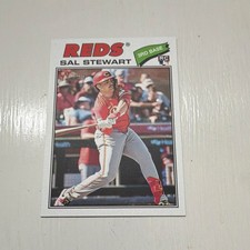 Topps Heritage 2026 Sal Stewart #221 Rookie Cincinnati Reds Baseball MLB Card