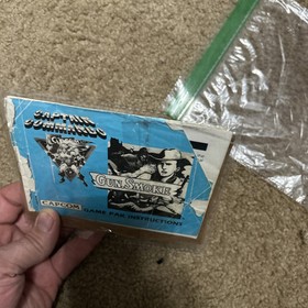 Captain Commando Gun Smoke (Nintendo NES) Instruction Manual Only