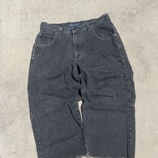 BOSS BLACK Men s Black Charcoal Wash Denim Je...