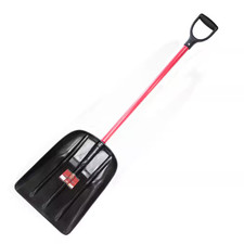 Mulch/Snow Scoop with Fiberglass D-Grip Handl...