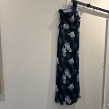 Sachin Babi Delphine Gown Midnight Glacial Rose New 325 Size 12