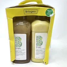 Briogeo Superfoods Banana + Coconut Hair Duo 12.5oz x2 – Damaged Box, New