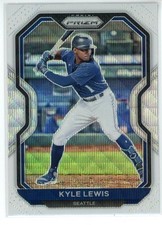 2021 Panini Prizm Tier II White Wave Prizm Kyle Lewis #117