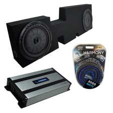 Kicker 43CVT124 12" Subwoofer Fits 17-25 Ford F-250 Supercrew Cab w/ HA-A800.1