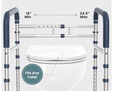 Peloton Toilet Adjustable Safety Rails and Frame
