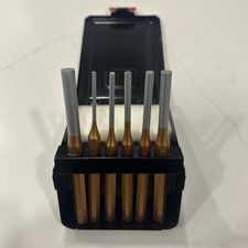 Gedore Red R90200106 6 Piece Pin Punch Set In Steel Case 3-10mm Made In Germany