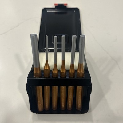 Gedore Red R90200106 6 Piece Pin Punch Set In Steel Case 3-10mm Made In Germany