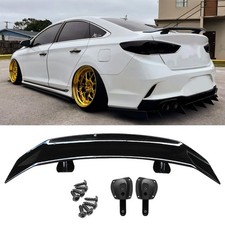 For Mazda 3 53 Universal Sedan Rear Trunk Spoiler Wing Gloss Black Pro Style