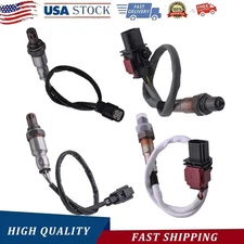 4pcs Oxygen Sensor For 2015 2016 2017 Ford F-150 2.7L O2 Sensor Up+Downstream
