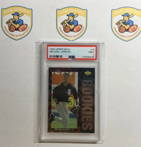 1994 Upper Deck #19 Michael Jordan Baseball PSA 9