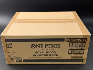 Caja de refuerzo One Piece OP 10 Royal Blood English 12 estuche sellado de fábrica