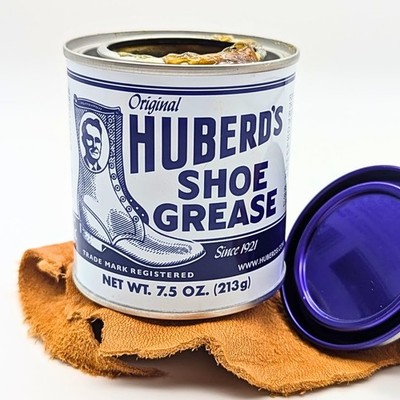 Huberd's Shoe Grease 7.5 oz, Leather Conditioner and Waterproofer for Oz