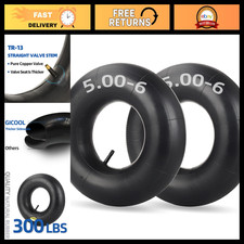 13x5.00-6 Inner Tubes with TR-13 Valve Stem - 2 Pack for Go-Karts, Lawn Mowers