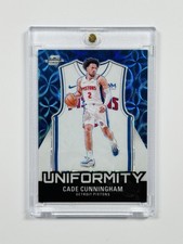 2023 CONTENDERS OPTIC CADE CUNNINGHAM #27 UNIFORMITY BLUE SCOPE /25
