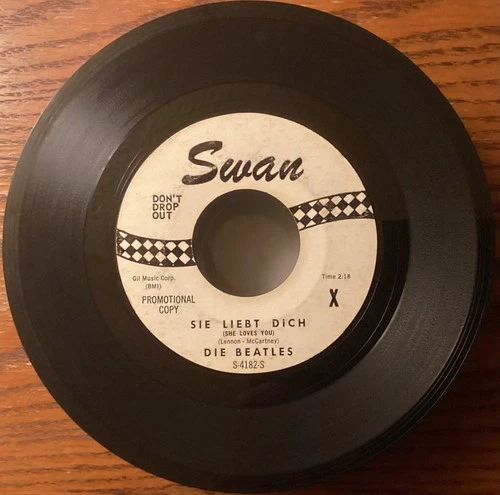 The Beatles Sie Liebt Dich / I’ll Get You 1964 Swan 45 rpm 7” dj WLP promo