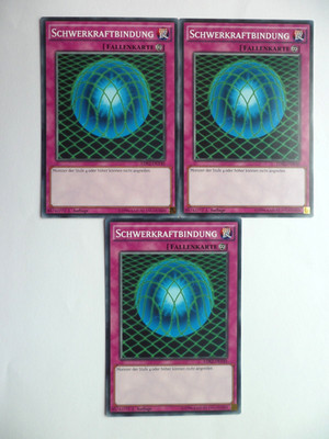 3x Schwerkraftbindung LDK2-DEY40 Common 1 Auflage YU-GI-OH Karten Playset