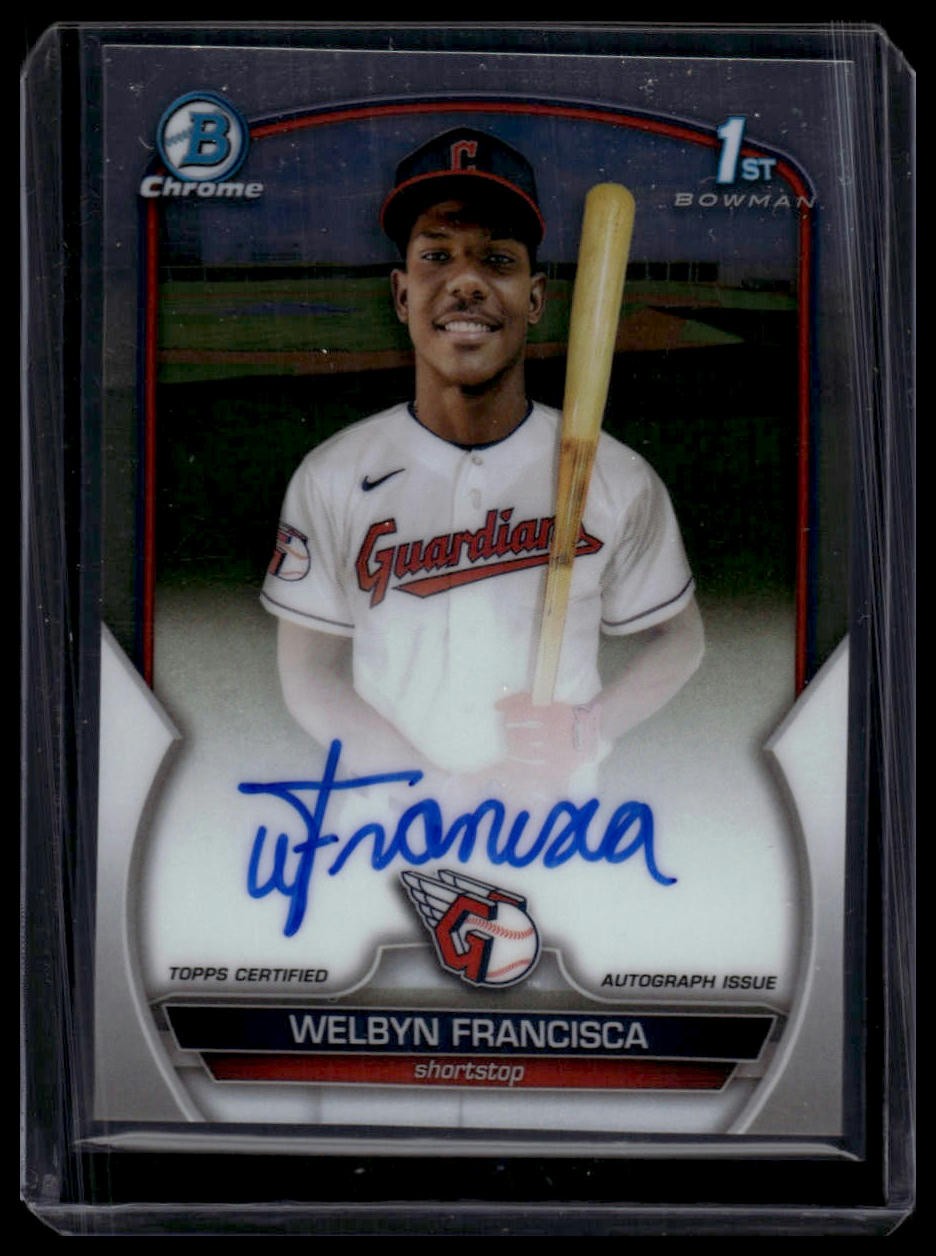 Welbyn Francisca 🟡 2023 Bowman Chrome #CPA-WF Prospect Autographs