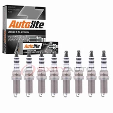 8 pc Autolite Double Platinum Spark Plugs for 2010-2014 Honda Insight bw