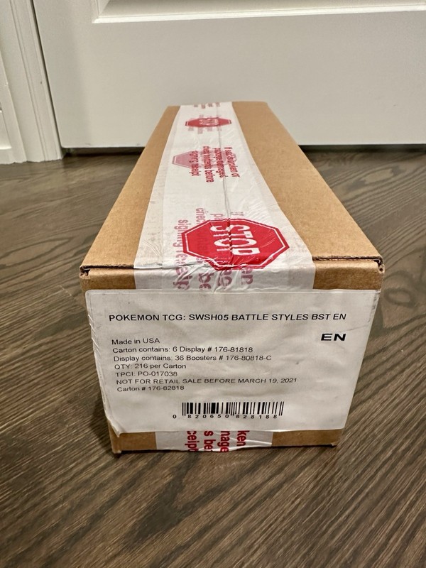 Pokemon TCG Battle Styles Booster Box SEALED CASE (6 BOXES) English Listing#2