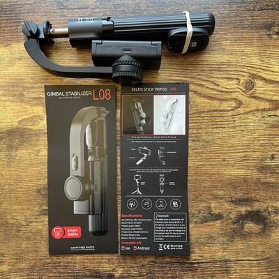 Gimbal Stabilizer L08 Selfie Stick Tripod Smart Stable iOs and Android