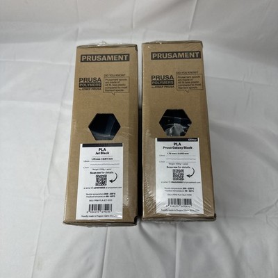 Prusament PLA Prusa Jet Black + Galaxy Black 1.75mm PETG 1kg 3D Printer