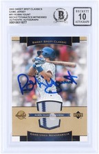 Robin Yount Brewers Signed 2003 Upper Deck Sweet Spot Classic #SJ-RY BAS 10 Card