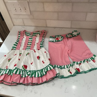 Tutu And Lulu Ruffles Girl 2 Piece Set Size 3-4T