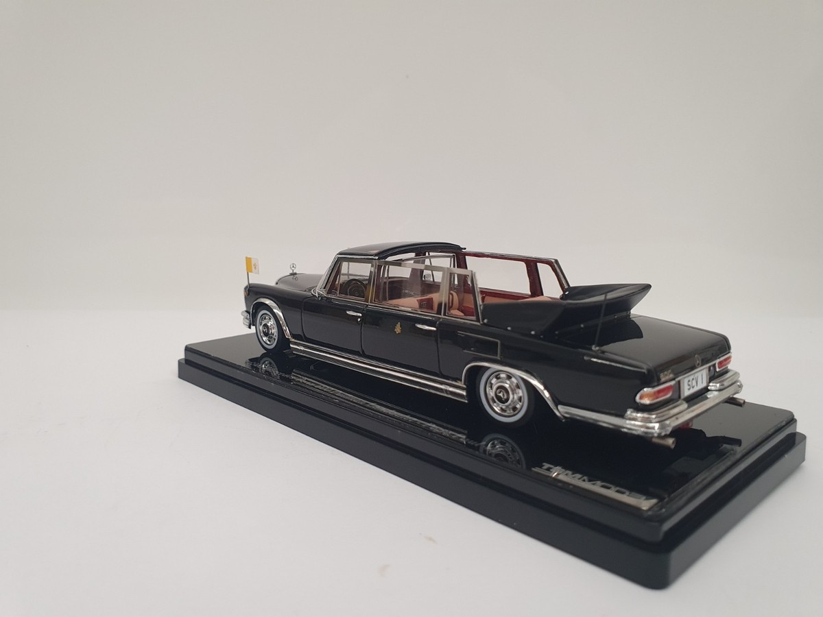 1/43 MEGA RARE MERCEDES-BENZ 600 PULLMAN LANDAULET POPE PAUL