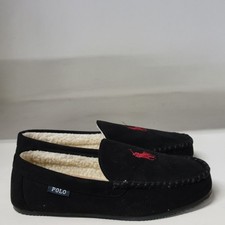 Polo Ralph Lauren Brenan Slipper Black Mens Size 9M