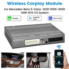 Wireless Carplay & Android Auto Interface F&uuml;r Mercedes Benz S-Klasse W221 NTG3.0
