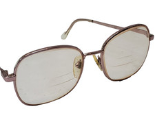 Vtg American Optical AO Z87 Safety Glasses Frame OS700 Rose Gold 54-18-135 USA