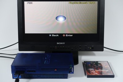 PS2 PlayStation 2 SCPH-37000 Ocean Blue Console SONY Japan Import