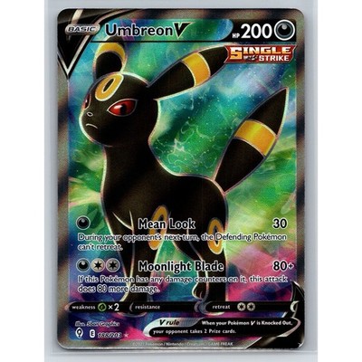 Umbreon V 188/203 Evolving Skies Full Art Ultra Rare Holo Pokemon NM