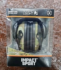Howard Leight R-02526 Impact Sport Shooting Earmuff MultiCam-CAMO Damaged Box