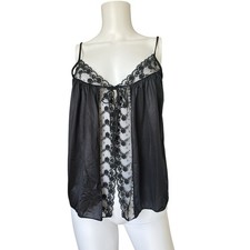 Vintage Diane von Furstenberg Teddy Cami Tie Front Designer Fairy Whimsigoth