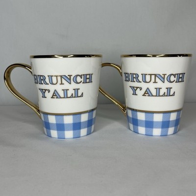 Brunch Y All Coffee Mug Set of 2 Draper James