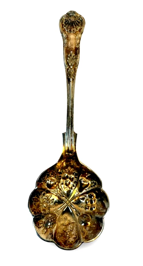 Vintage EPNS A1 Silver Plate England Berry Serving Spoon Fruit