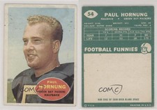 1960 Topps Paul Hornung #54 HOF