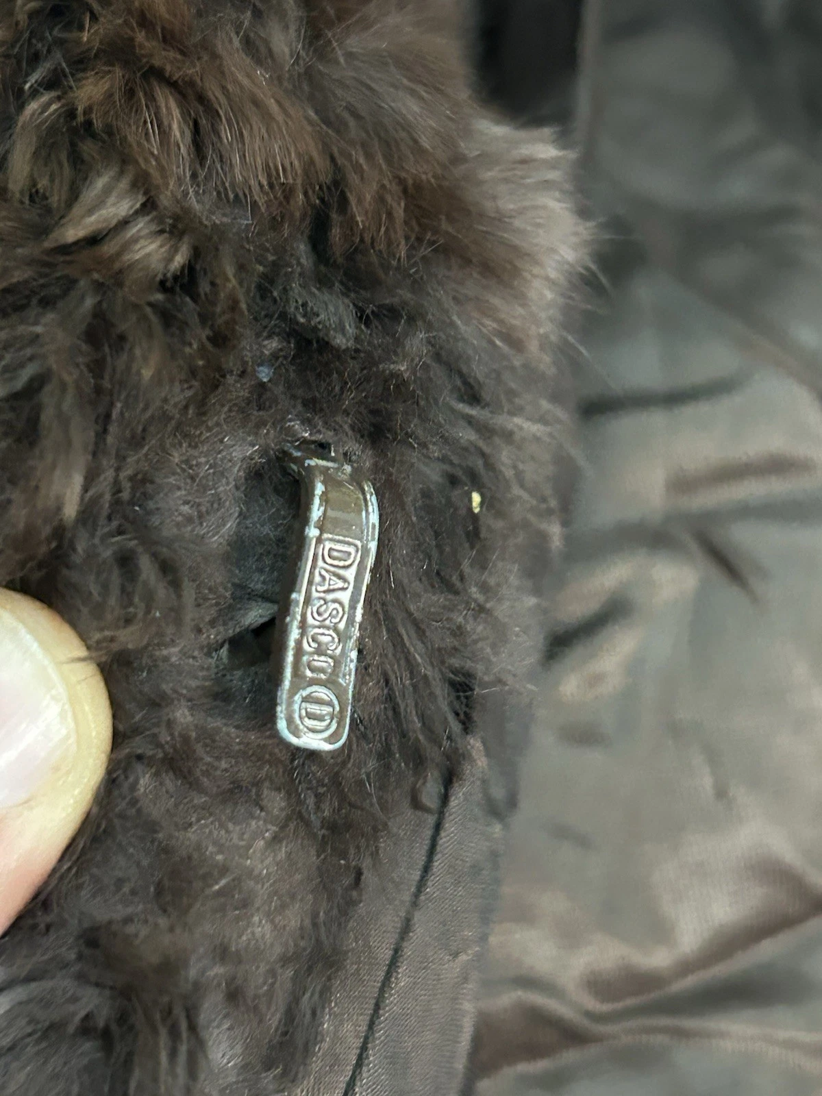 Vintage Real Fur Coat Dark Brown Muskrat Mink Stroller Jacket Mid Length⁠ image 4