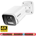 Caméra IP POE 4K 8MP Extérieure H.265 Onvif Vision Nocturne IR Étanche IP67...