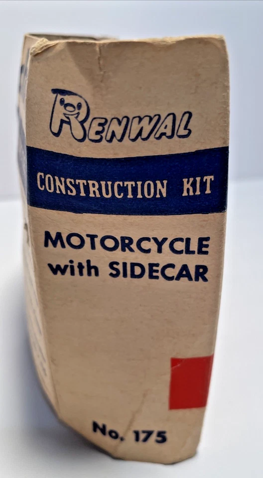 RARA motocicleta Renwal vintage con sidecar (#175) Foto 3 de 4